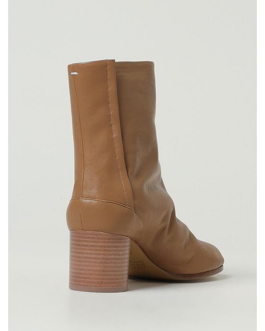 Maison Margiela Brown Tabi Ankle Boot