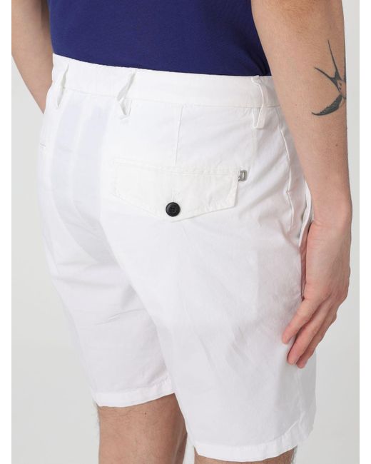 Pantaloncino di Dondup in White da Uomo