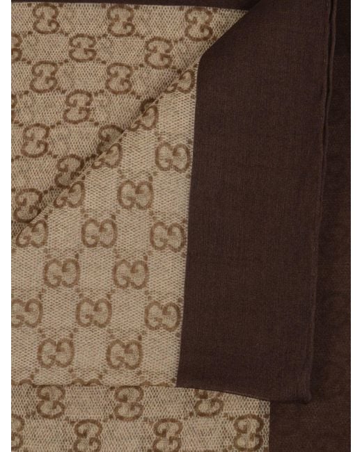 Bufanda Mujer Gucci de color Natural