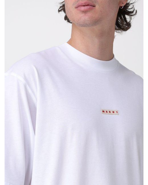 Marni White T-Shirt for men