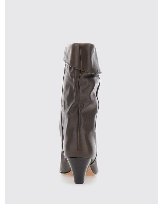 Isabel Marant Brown Flat Ankle Boots