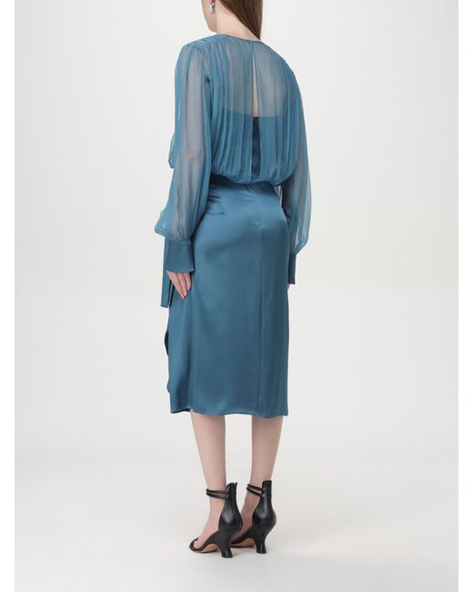 Alberta Ferretti Blue Dress
