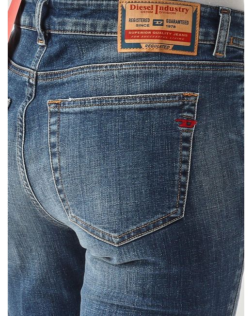 DIESEL Blue D-Ebbey Stretch Jeans