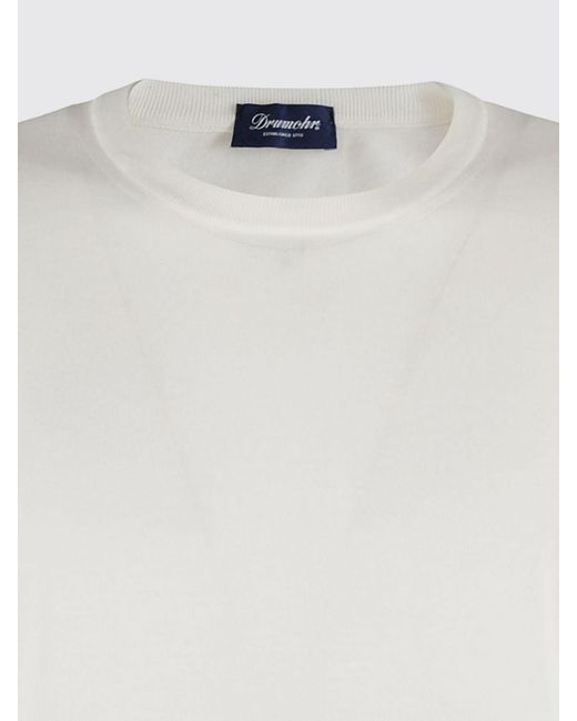 Drumohr White Jumper for men