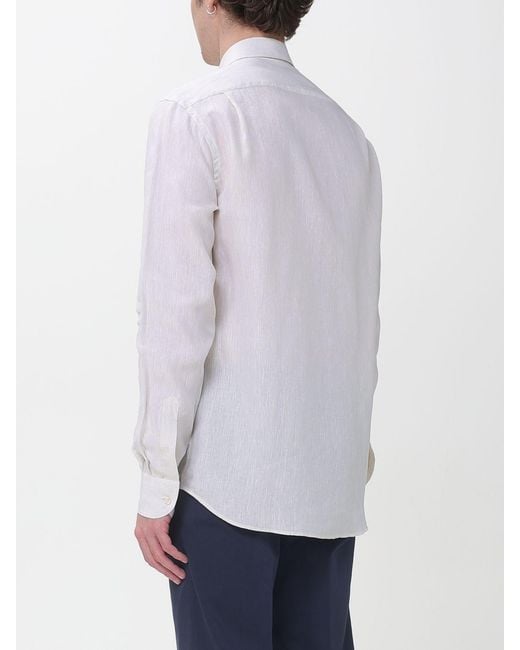 Paul & Shark Blue Paul &Amp Shark Linen Shirt for men