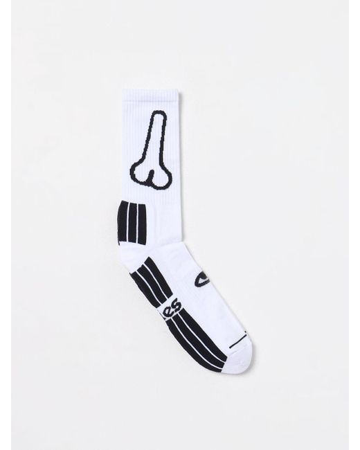 Aries White Socks for men