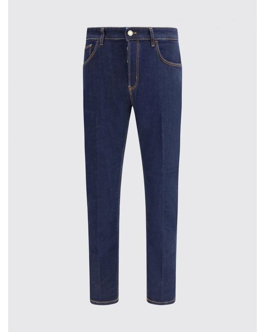 PT Torino Blue Skinny Fit Stretch Jeans for men