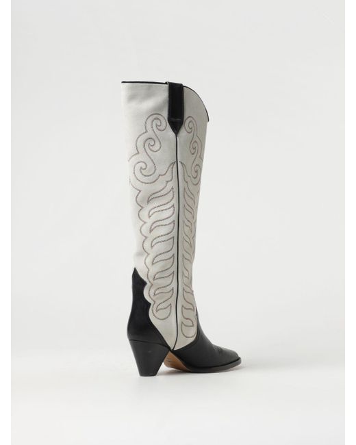 Isabel Marant Boots in White | Lyst