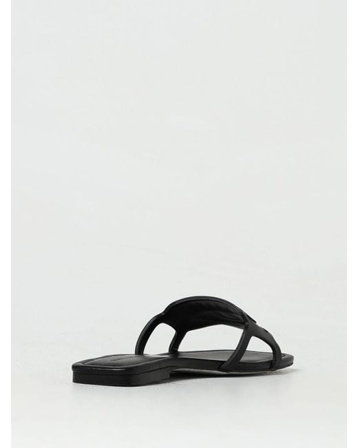 Chiara Ferragni White Flat Sandals