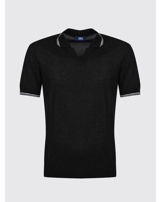 Polo di Fedeli in Black da Uomo