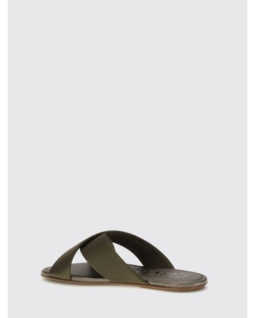 Pedro Garcia Green Pavana Silk Satin Sandal