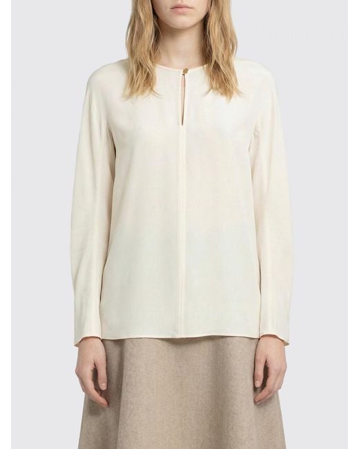 Max Mara Pure Natural Pure Silk Blouse Max Mara