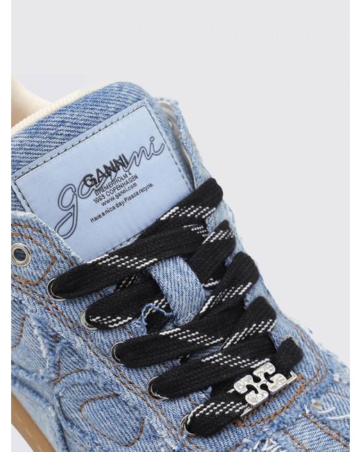 Ganni Blue Sneakers