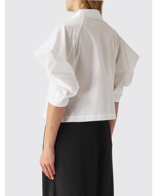 MEIMEIJ White Cotton Poplin Shirt