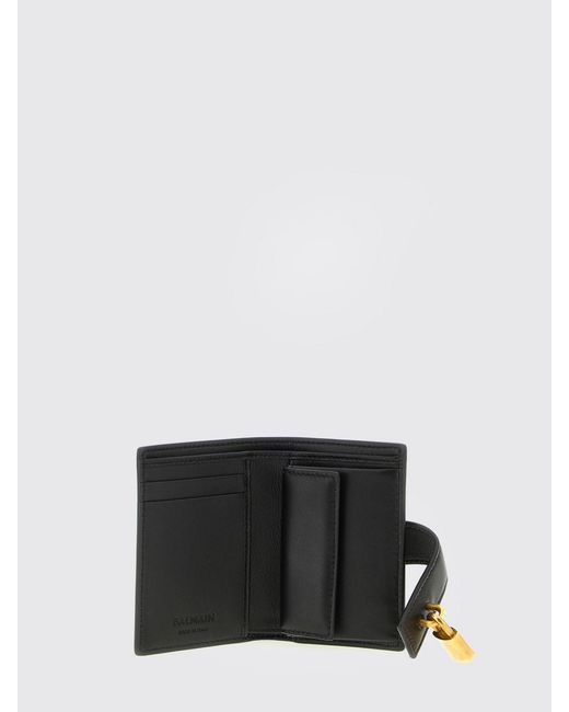 Balmain Black Pulse Leather Wallet