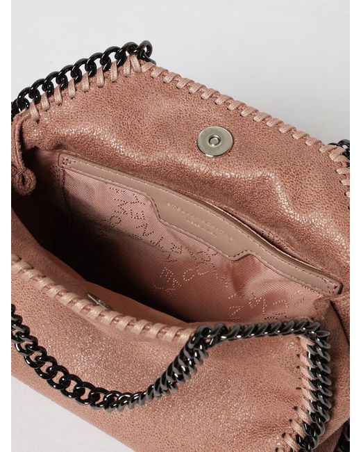 Stella McCartney Natural Falabella Synthetic Suede Micro Tote Bag
