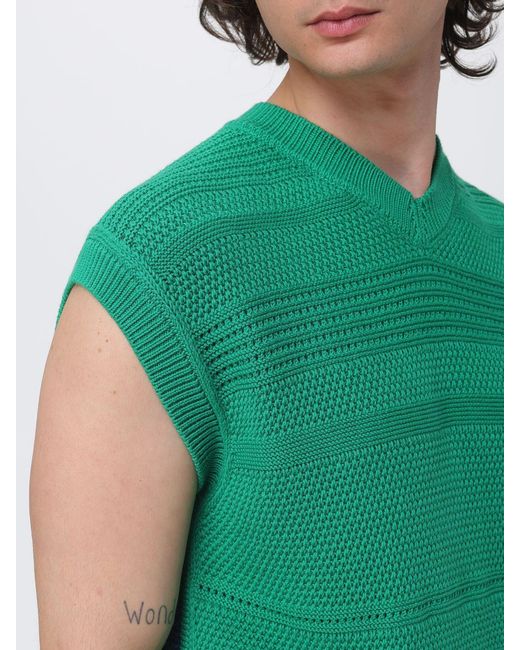 Chaleco De Punto De Algodón Paul Smith de hombre de color Green