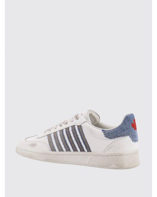 DSquared² Boxer Sneakers in White für Herren