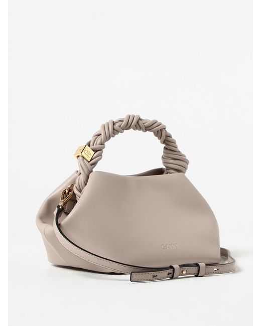 Ganni Natural Handbag