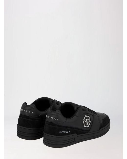 Philipp Plein Black Low-Top Sneakers for men