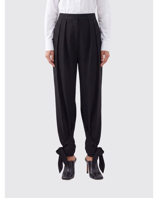 Chloé Blue ChloÉ High-Waisted Wide-Leg Wool-Blend Tailored Trousers