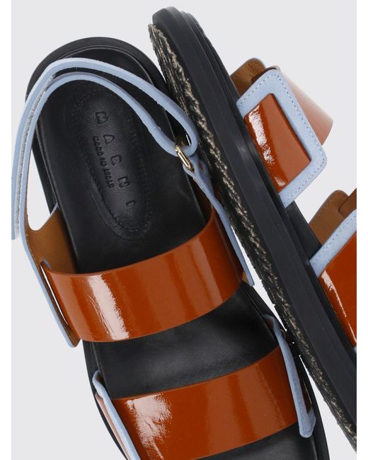 Marni White Leather Sandals