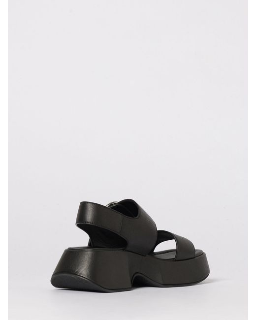 Vic Matié Black Vic MatiÉ Leather Sandals