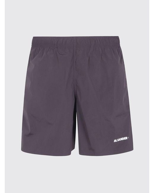 Jil Sander Blue Stretch Polyester Swimsuit for men