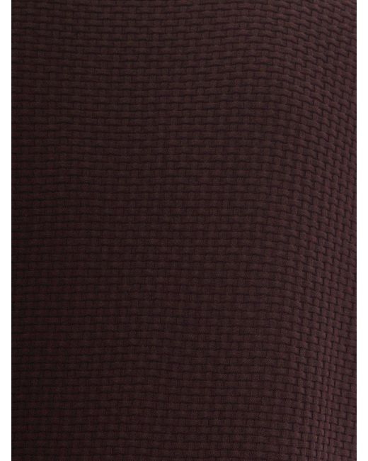 Boss Red Interwoven Cotton Knit Polo Shirt for men