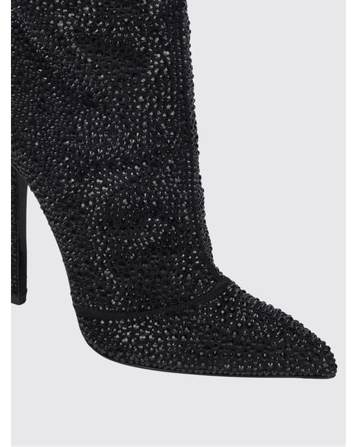 Philipp Plein Black Flat Ankle Boot