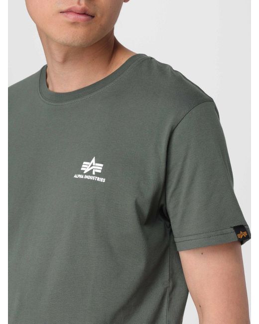 Alpha Industries Green T-shirt for men
