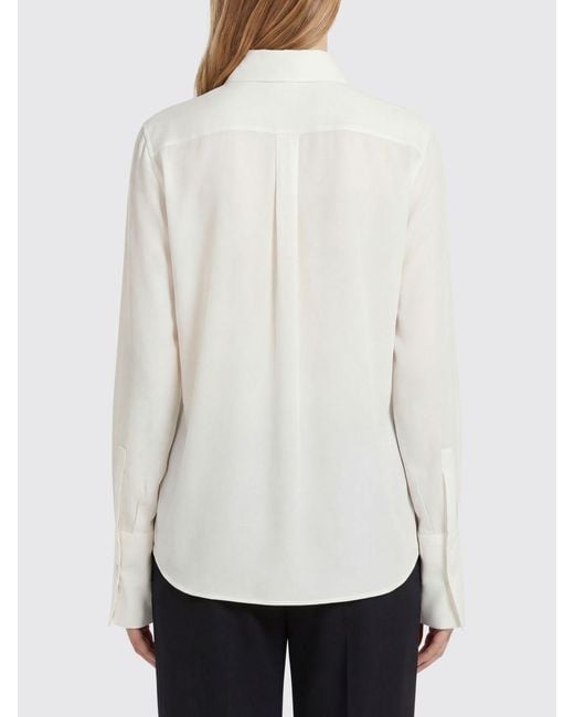 Sportmax White Classic Silk Shirt