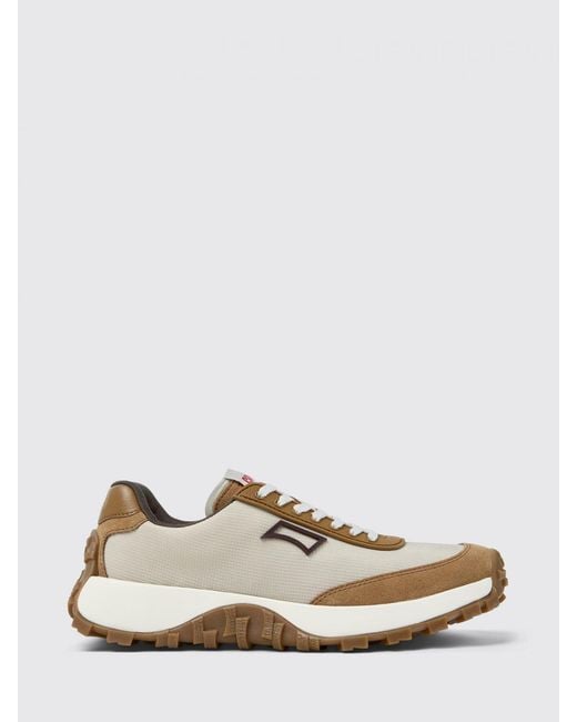 Camper White Drift Trail Suede And Recycled Pet Sneakers