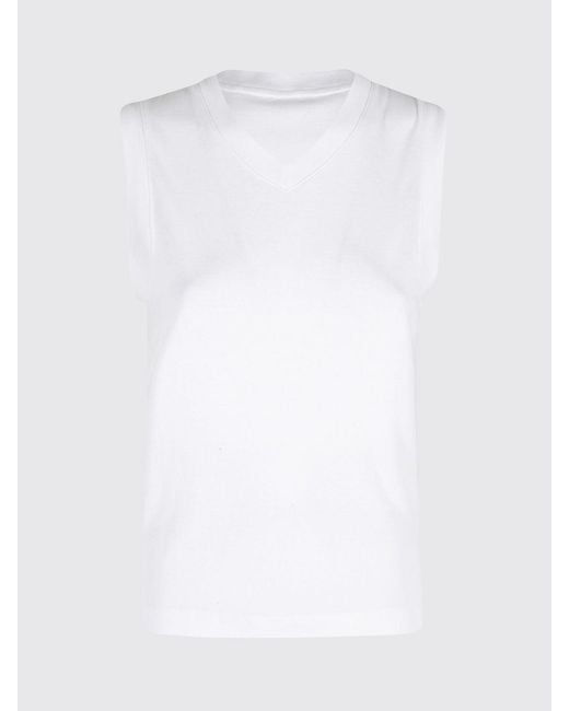 Vince White Basic Cotton Tank Top