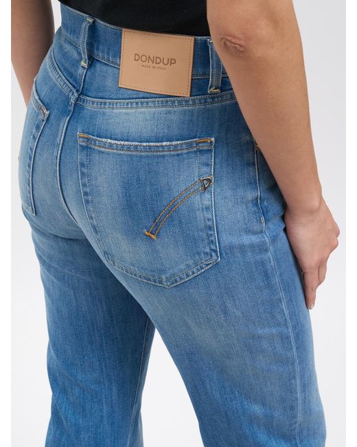 Dondup Blue Straight Jeans