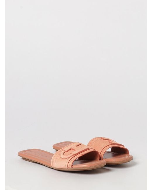 Hogan Pink Flat Sandal
