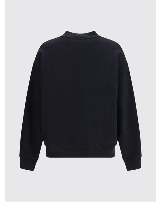 Off-White c/o Virgil Abloh Blue Logo Crewneck Sweatshirt for men