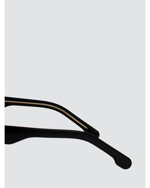 Carrera White Rectangular Acetate Aviator Sunglasses With Double Bridge for men