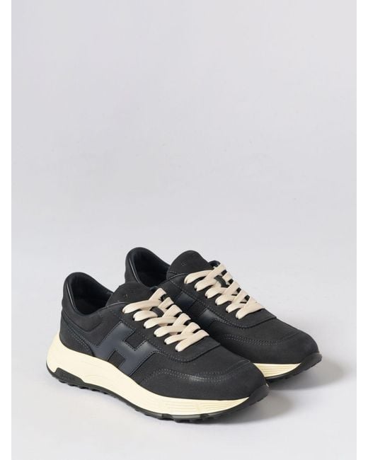 Hogan White Hyperlight Nubuck Sneakers for men