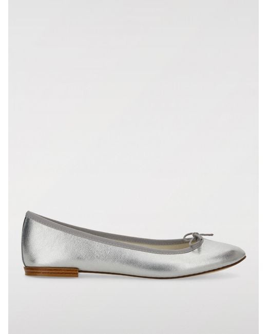 Repetto White Dancer Cendrillon Flats