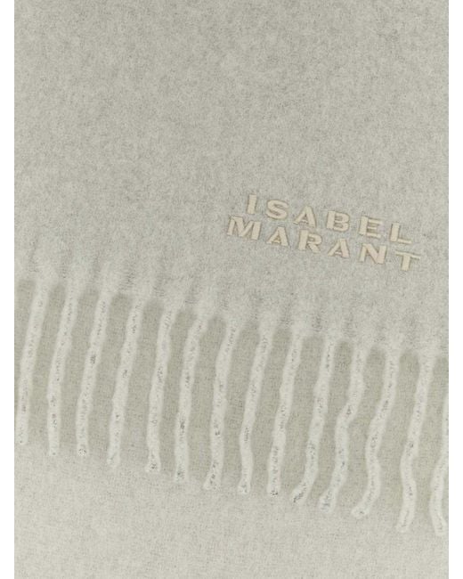 Bufanda Mujer Isabel Marant de color White