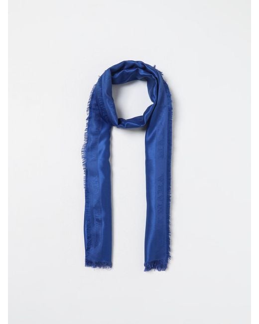 Max Mara Seidenmischschal in Blue für Herren