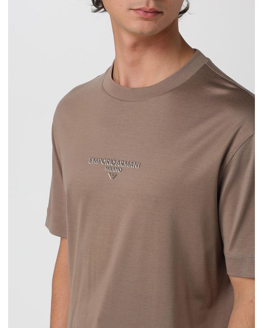 Emporio Armani Brown T-Shirt for men