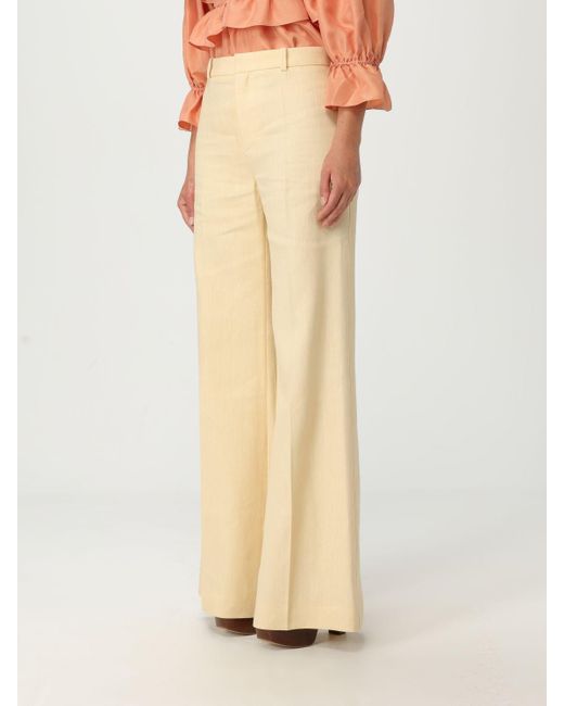 Pantalone Classico di Chloé in Natural