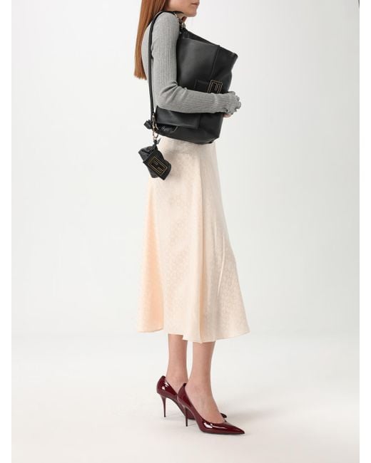 FENDI Mamma Baguette ミディアム ラフィアFF バッグ Mamma Baguette ミディアム ファブリック ベージュ | Fendi