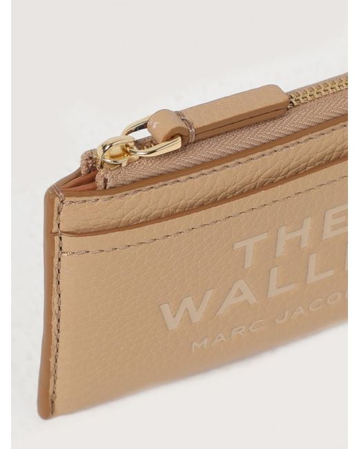 Marc Jacobs Natural The Wallet Grained Leather Wallet