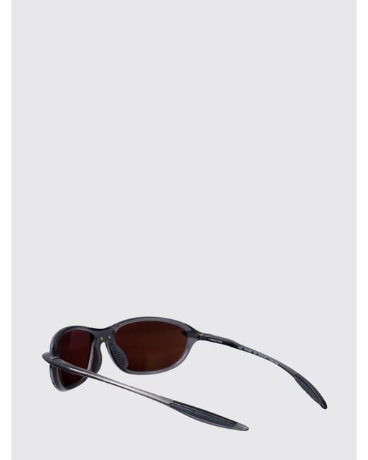 Maui Jim White Hookipa Ultra Oval Acetate Sunglasses With Polarized Lenses for men