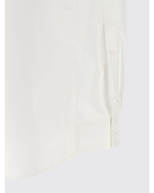 MM6 by Maison Margiela White Classic Cotton Shirt