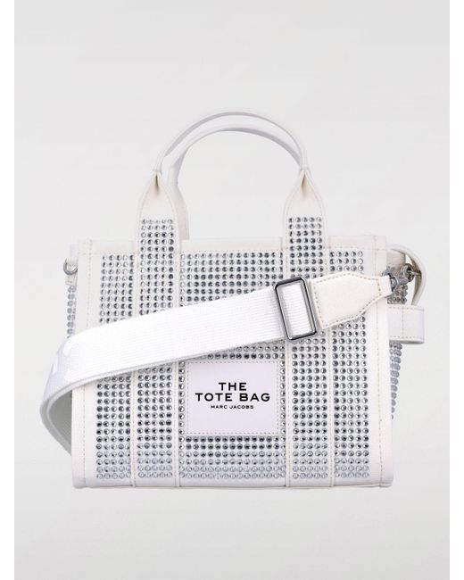 Borsa The Small Tote Bag di Marc Jacobs in White