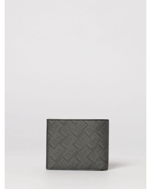 Ferragamo Gray Monogram Wallet for men